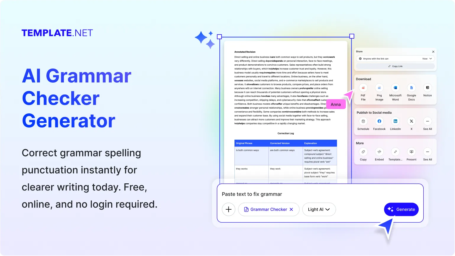 Free AI Grammar Checker, AI Grammar Correction Tool Online